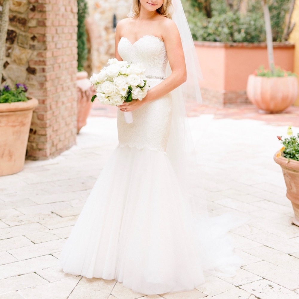 Kenneth Poole Mermaid Wedding dress
